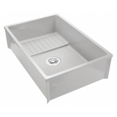 Zurn PVC, Stainless Steel Mop Basin Z1996-36-AW