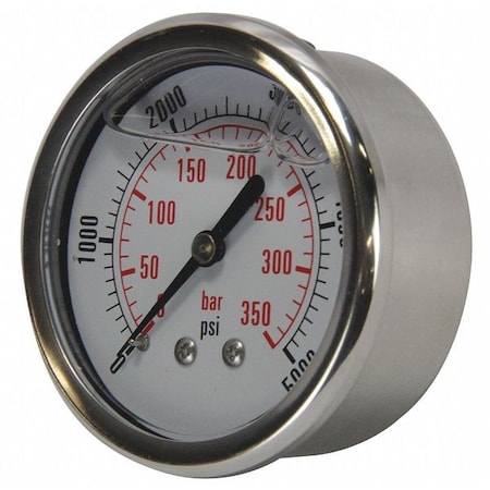 Dynamic Gauge, Glycerine Filled, 0-5000 psi 221557