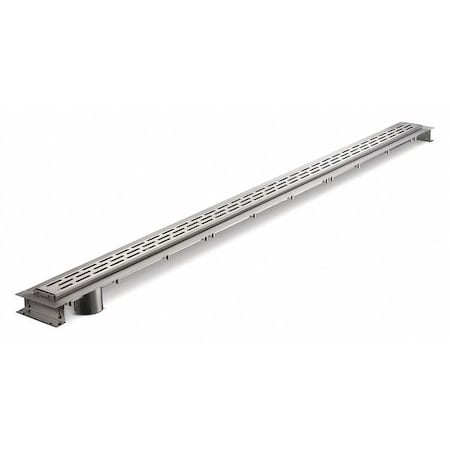 Zurn Linear Shower Drain, stainless steel, 2", No-Hub ZS880-60-EO