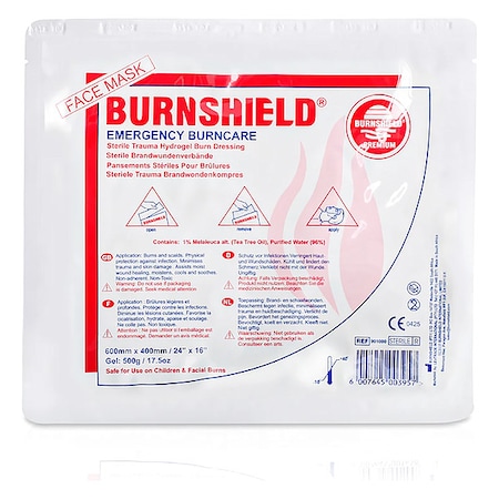 Burnshield Burn Face Dressing, Sterile, White 3070