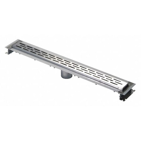 Zurn Linear Shower Drain, stainless steel, 2", No-Hub ZS880-28
