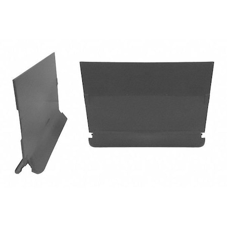 Durham Mfg Plastic Dividers, Gray, 9 PK 120-95