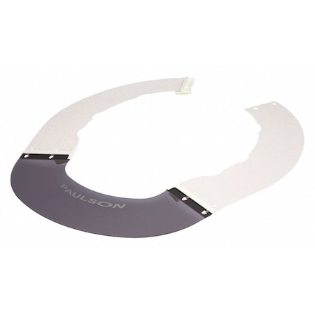 Paulson Sun Shield, For Use With Jackson Front-Brim Cap White A-S5-F