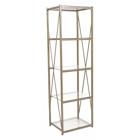 Flash Furniture Storage Shelf, Glass NAN-JH-1796BF-GG