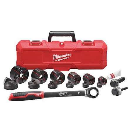 Milwaukee Tool EXACT 1/2" to 2" Hand Ratchet Knockout Set 49-16-2694