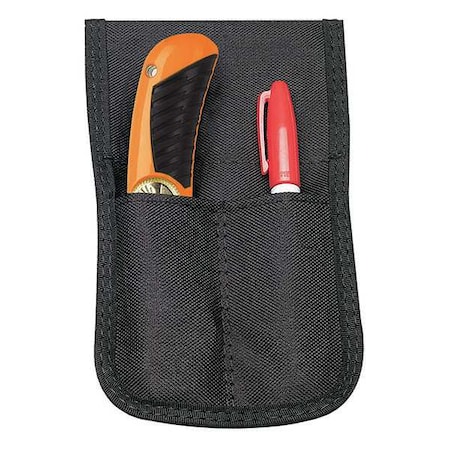 Pacific Handy Cutter Tool Pouch, Tool Holster, Black, Nylon, 2 Pockets UKH325