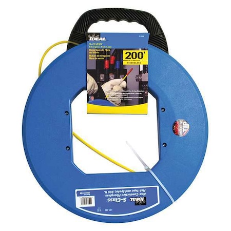 Ideal Fish Tape, 3/16 In x 200 ft, Fiberglass 31-088
