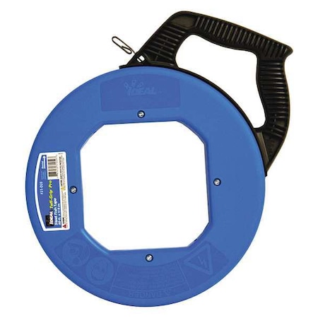 Ideal Fish Tape, 1/4 In x 50 ft, Carbon Steel 31-059
