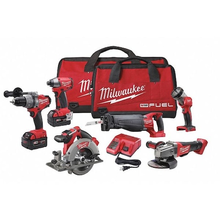 Milwaukee Tool Cordless Combination Kit, 18V 2796-26