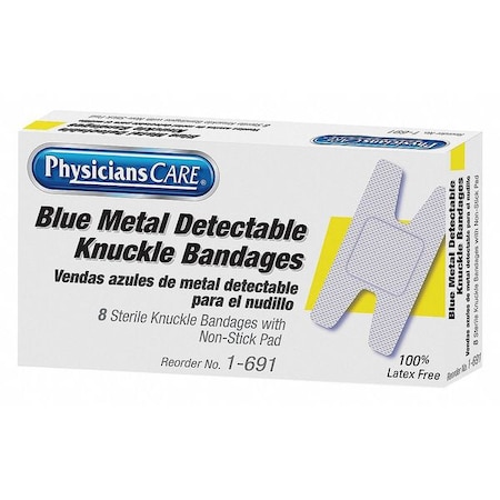 Physicianscare Blue Fabric Bandage 3" L x 1.5" W 1-691