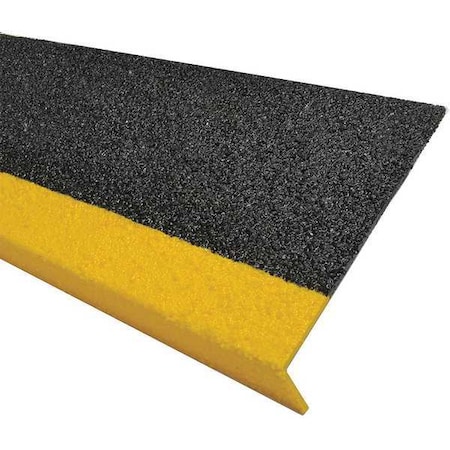 Sure-Foot FRP Cover HD Grit, 9"x36", Yellow/Black 9N12009X003617H