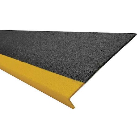 Sure-Foot FRP Cover MED Grit, 9"x24", Yellow/Black 9N12009X002417M
