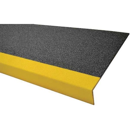 Sure-Foot FRP Cover MED Grit, 11.75"x36", Yellow/Black 9N12117X003617M