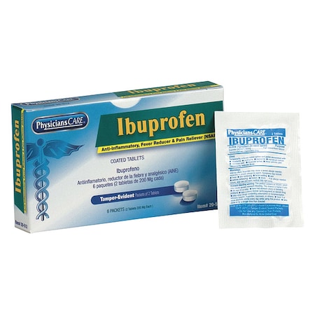 Physicianscare Ibuprofen, Tablet, 6 x 2,200mg 20-512