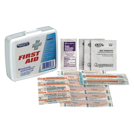 First Aid Only First Aid Kit and Housing, Plastic 16 Components, 5 People Served 90488