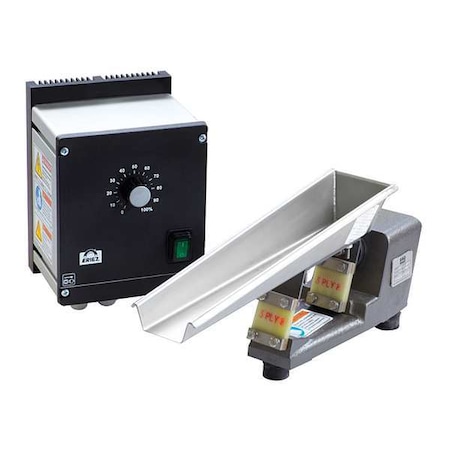 Eriez Vibratory Feeder w/ Cntrl, 1-1/2inWx12inL 6C