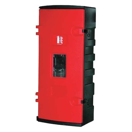 Flamefighter Fire Extinguisher Cabinet, Wall Mount, 37 in Height, 30 lb, Plastic JBWE95