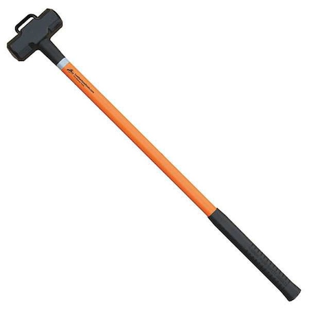 Leatherhead Tools Sledge Hammer, 36" Orange Fiberglass Handle, 8 lb. Head SLO-8-36HM