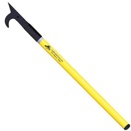 Leatherhead Tools American Hook, 6 ft. Pro-Lite Pole, HiViz Yellow PLY-6AH-B