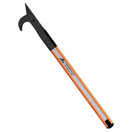 Leatherhead Tools American Hook, 6 ft. Dog Bone Pole, HiViz Orange DBO-6AH-B