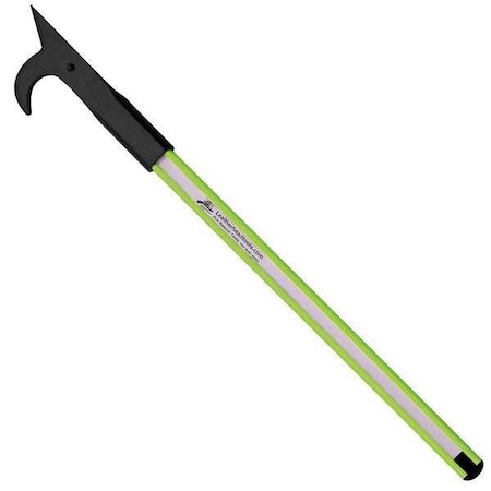 Leatherhead Tools American Hook, 6 ft. Dog Bone Pole, HiViz Lime DBL-6AH-B