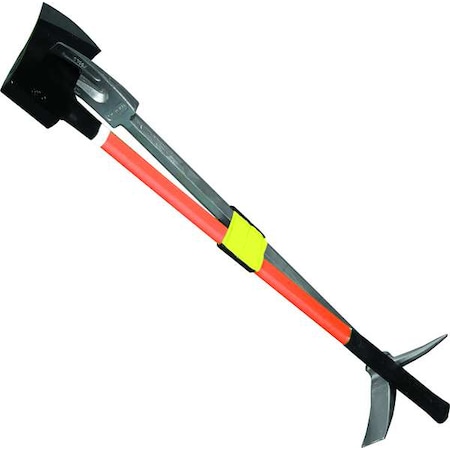 Leatherhead Tools Irons, 30" Halligan & 6 lb. Flat Axe w/ 36" Orange Handle K-LB30-3