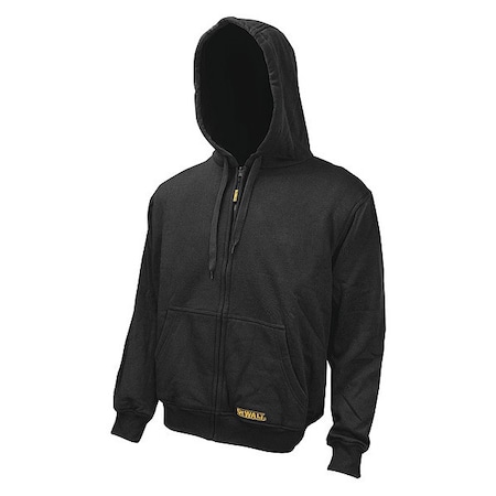 Dewalt Men's Heated Hoodie, DCHJ067B, 3 Settings, Up to 7.5 hr Time, Zipper Closure, Black, Size M DCHJ067B-M