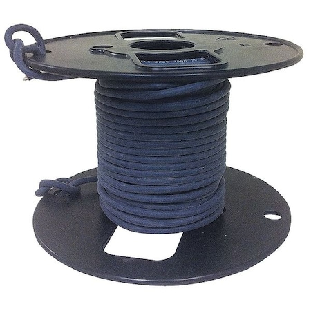 ROWE High Voltage Lead Wire, HV, 22 AWG, 50 ft, Black, Rowe R800 Silicone Compound Insulation R800-1022-0-50