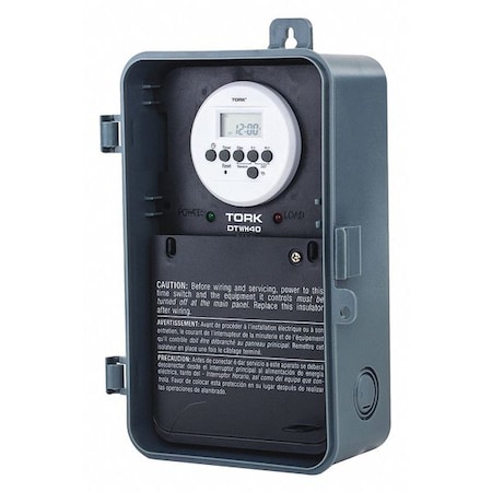 Nsi Tork Electronic Timer, 40A DTWH40