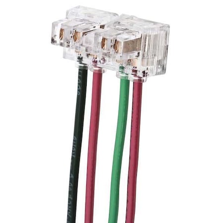 Hubbell Wiring Device-Kellems Switch Wiring Mod, 125VAC, 6in, Stranded SNAP3W2NA