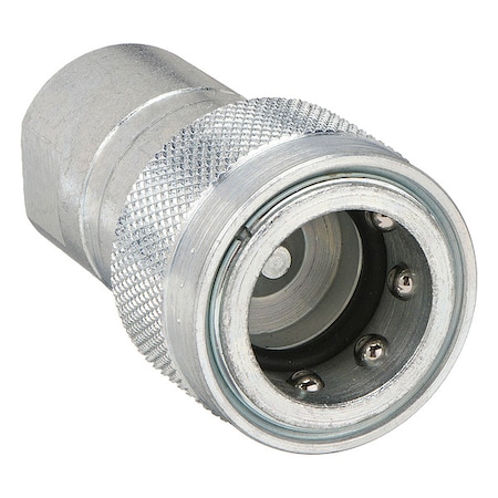 Pioneer Hydraulic Quick Connect Hose Coupling, Steel Body, Sleeve Lock, 3/4"-16 Thread Size, 4000 Series 4050-15P
