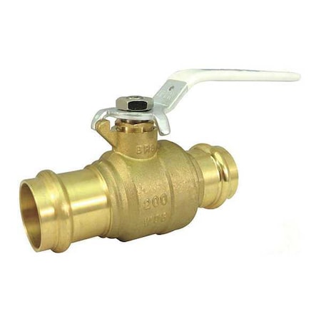 Milwaukee Valve 2" Press Brass Ball Valve Inline UPBA-480S - 200