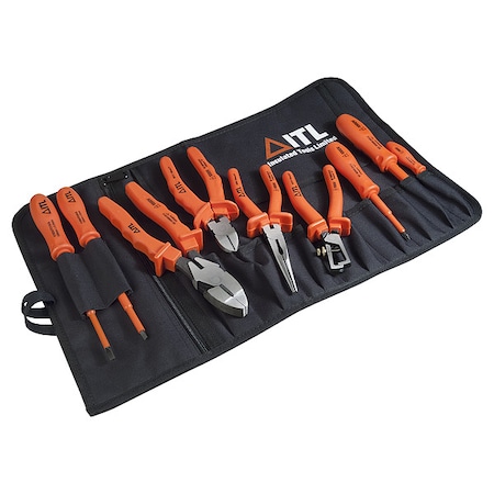 Itl 1000V Insulated Basic Electrician's Tool Set, 9-Piece 00001