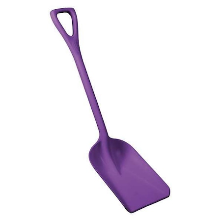 Remco Hygienic Square Point Shovel, Polypropylene Blade, 23 1/2 in L, Purple 69818