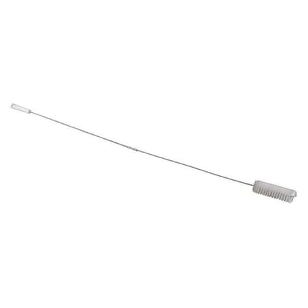 Vikan 1 3/4 in W Tube and Valve Brush, Medium, 5 1/4 in L Handle, 6 1/4 in L Brush, White, Polypropylene 53875