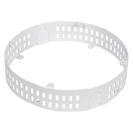 Safety Technology International Smoke Detector Spacer (1.5mm), Steel, Whte STI-8201-W