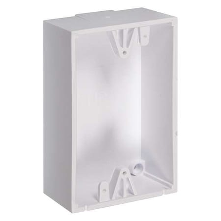 Safety Technology International Back Box, Polycarbonate, White KIT-71100A-W