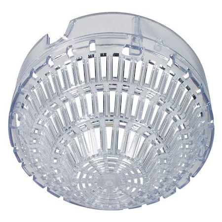 Safety Technology International Smoke Detector Damage Stopper Cover, Polycarbonate, Surface Mount, 5 in D, Clear STI-8130