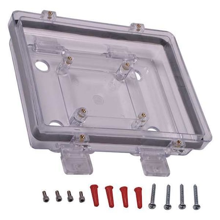 Safety Technology International B Style Backbox Kit, Polycarbonate, Clear SUB-06297B