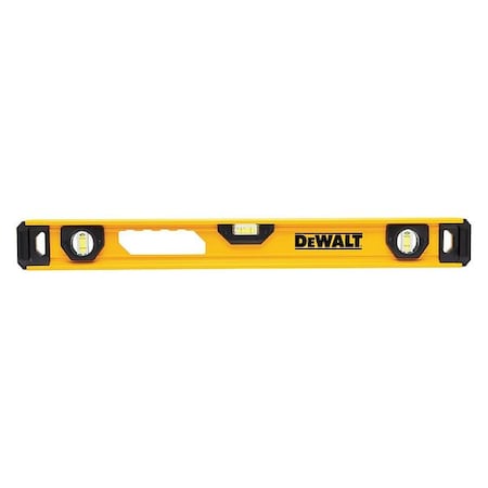 Dewalt I-Beam Level, Aluminum, 24 in., Yellow DWHT42163