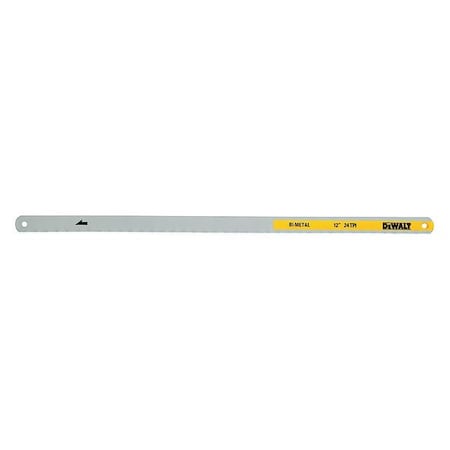 Dewalt Hacksaw Blade, 12 In., 24 TPI, PK2 DWHT20552
