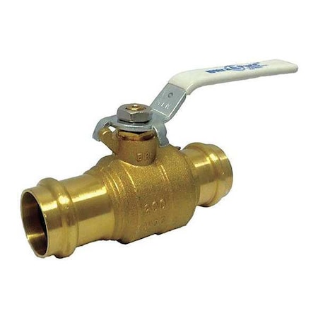 Milwaukee Valve 3/4" Press Brass Ball Valve Inline UPBA-480B -  34