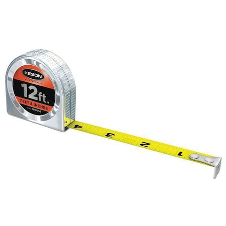 Keson 12 ft Tape Measures, 5/8 in Blade PG1812SQ
