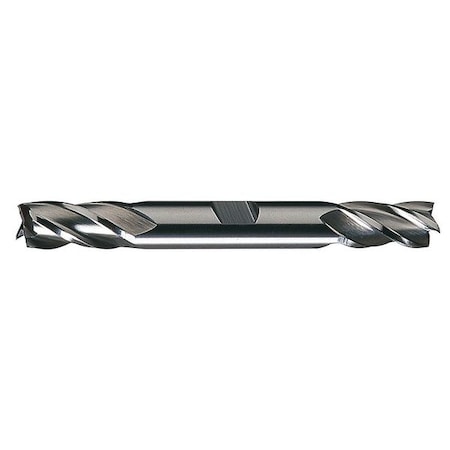 CLEVELAND 4-Flute HSS Center Cutting Square Double End Mill Cleveland HD-4C Bright 3/8x3/8x3/4x3-1/2 C41212