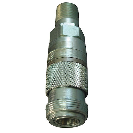 Hansen Coupler Body, (M)NPT, 1/2, Carbon Steel 23204014