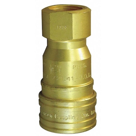 Danfoss Coupler Body, (F)NPT, 1/2, Brass 100008