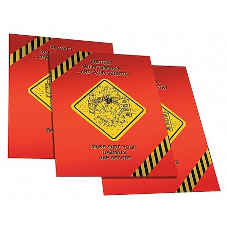 Marcom Poster, DOT HAZMAT Security Awareness P0001750SX