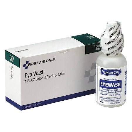 Physicianscare Personal Eye Wash Bottle, 1 oz. 7-008