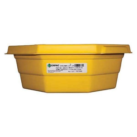 Enpac Spill Tray Absorbs 7.5 gal. , Yellow 8200-YE
