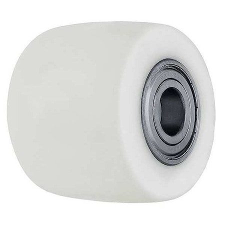 Zoro Select Pallt Truck Rollr, Nyln, 3-1/8 in., 1322 lb HPO 80X61/20-67K